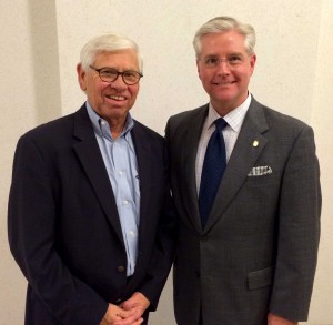 ANHA Legislative Director Jackie Ayers, left, with Sen. Greg Reed (R-Jasper).
