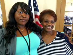 Left to right: Assistant Region III Director Monikee Smith and Region III Director Barbara Johnson.