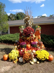 One of the elaborate decorations at Phenix City Health Care's Family Day Picnic on Saturday, October 11, 2014.