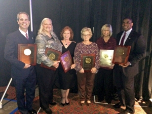 Alabama's AHCA Bronze Quality Award winners from left to right: William F. Green State Veterans Home Administrator Brian McFeely, Talladega Health & Rehab Administrator Mary Tuberville, Glenwood Center Director of Nursing Jerrie Joyner, Generations of Red Bay Administrator Pam Poole, Generations of Vernon Administrator Darlene Miller and Col. Robert L. Howard State Veterans Home Administrator Derrick Williams.