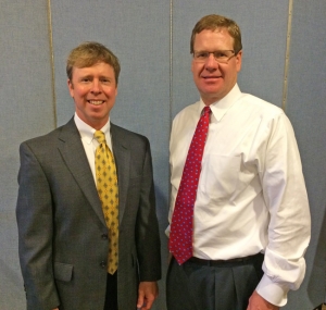 From left to right: Newly elected ANHA Region 2 Director Chris Schmidt and ANHA Treasurer and former Region 2 Director Jim Walker.