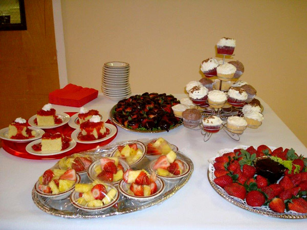 Homemade desserts made by the dietary staff of Orchard Rehab & HealthCare Center.