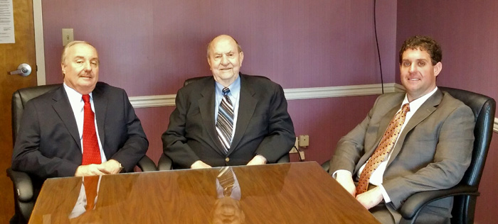 Three generations of the Jackson family serve at Heritage Health Care Rehab in Tuscaloosa. From left to right: Eddie Jackson, Rev. George Jackson and Blake Jackson. Eddie Jackson has served multiple terms as Chairman of the Alabama Nursing Home Association Board of Directors.