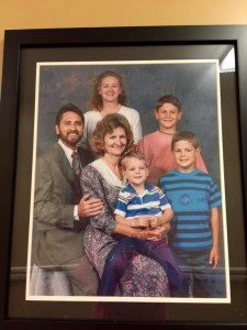Sasser family photo. Pictured on the left is Dale Sasser, founder of Andalusia Manor.