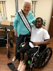 Ms. Alabama Nursing Home Sylvia Holland and Englewood Health Care Center resident Odarrian Watson.