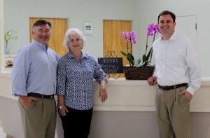 From left to right, Cam DeArman, Martha DeArman and Mark DeArman.