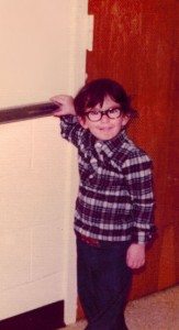 Cam DeArman walking the halls of Burns Nursing & Rehab in the 1970s.