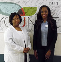 Director of Nursing Cynthia Alexander and Administrator Veronicia Johnson.