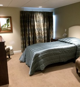 Private suite at The Rehab Inn at Wesley Place on Honeysuckle.