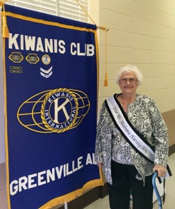 Ms. McDonald spoke to the Kiwanis Club in Greenville.