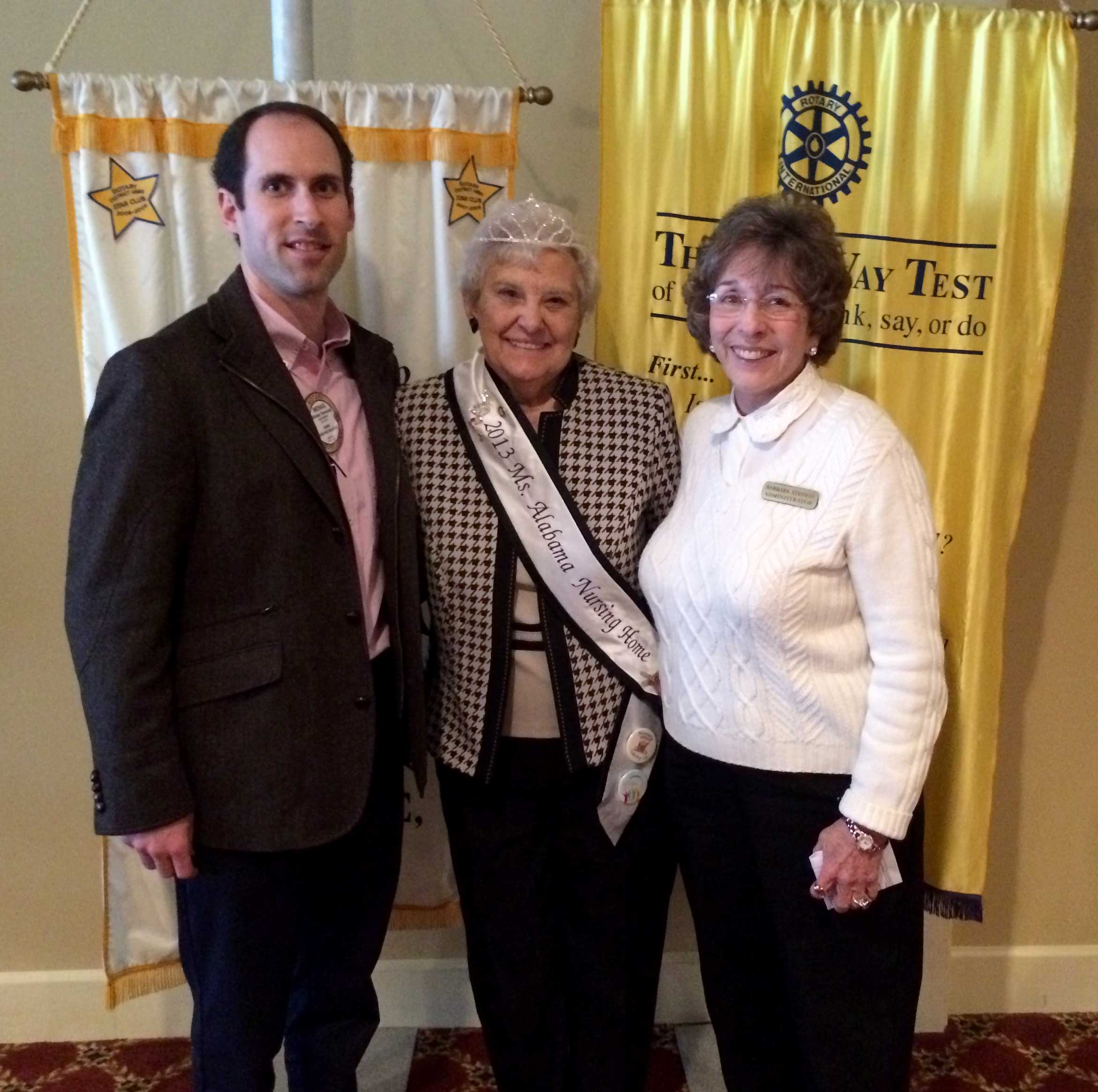 Ms. Alabama Nursing Home Attends Civic Club Meeting