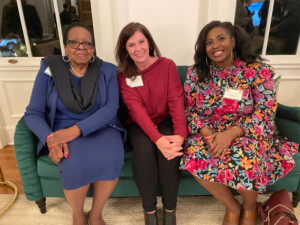 Representative Laura Hall, ANHA VP of Government Relations Christy deGraffenried and Akeisha Anderson.